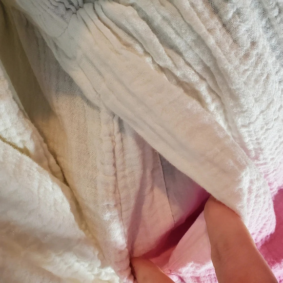 Universal Thread Women's 3/4 Sleeve Tie Dye Ombre Gauze Midi Dress Size Med - Picture 5 of 12